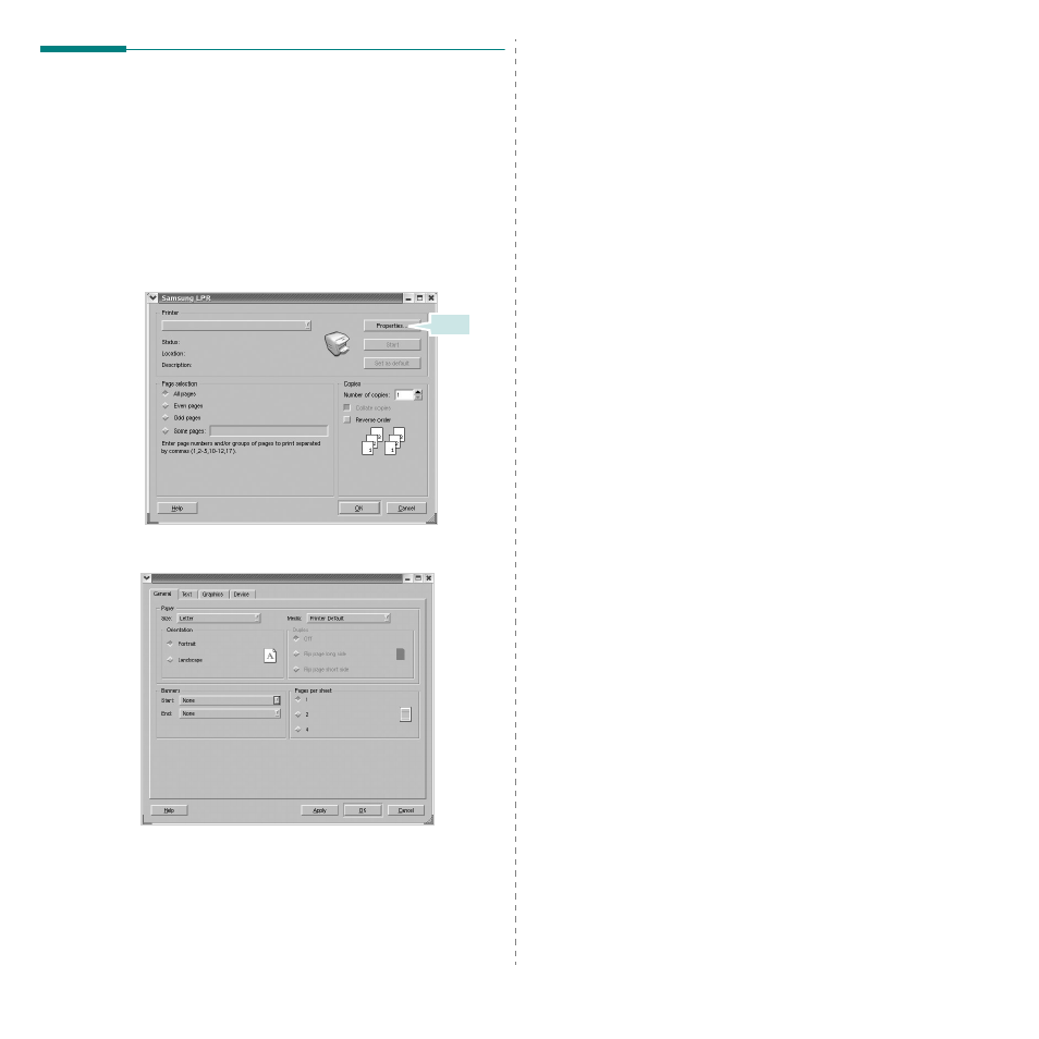 Printing a document, Printing from applications, Printing files | Printing from applications printing files | Samsung SCX-4200 User Manual | Page 83 / 93