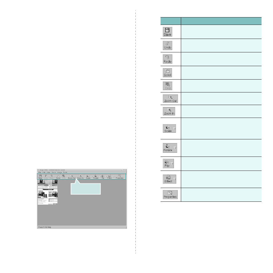 Using the image editor | Samsung SCX-4200 User Manual | Page 85 / 93