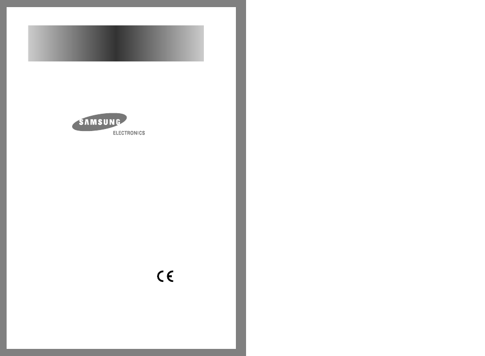 Samsung Q1236(C/S/V) User Manual | Page 13 / 13