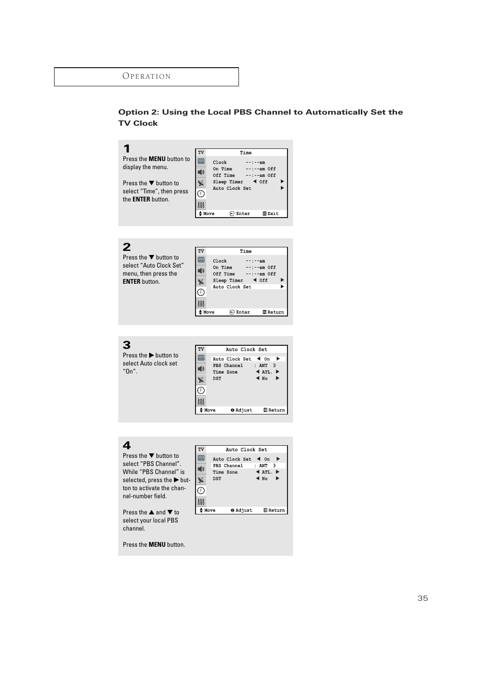 Samsung TXN3275HF/TXN2670WHF User Manual | Page 35 / 79