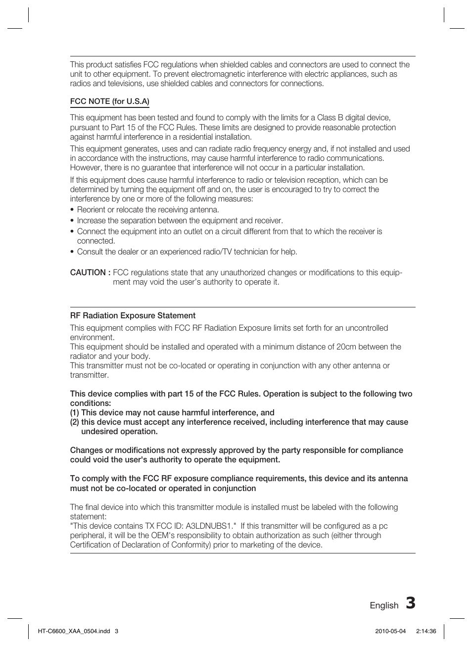 Samsung AH68-02302R User Manual | Page 3 / 73