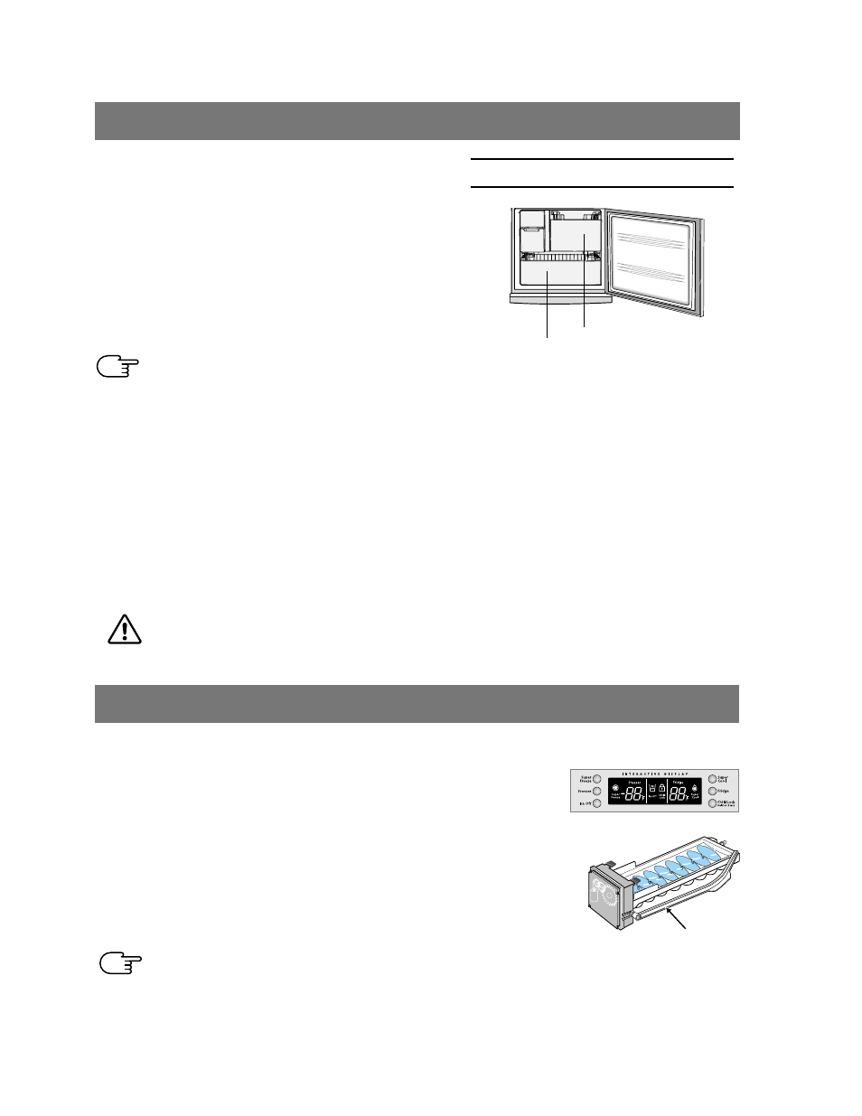 Ice maker, Storing food in the fridge or freezer, B. freezer | Samsung RB215BSSW User Manual | Page 10 / 24