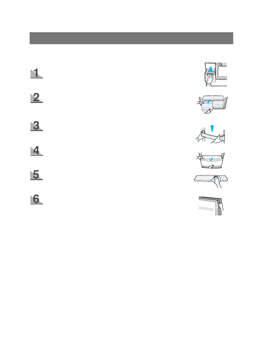 Removing and cleaning accessories | Samsung RB215BSSW User Manual | Page 11 / 24