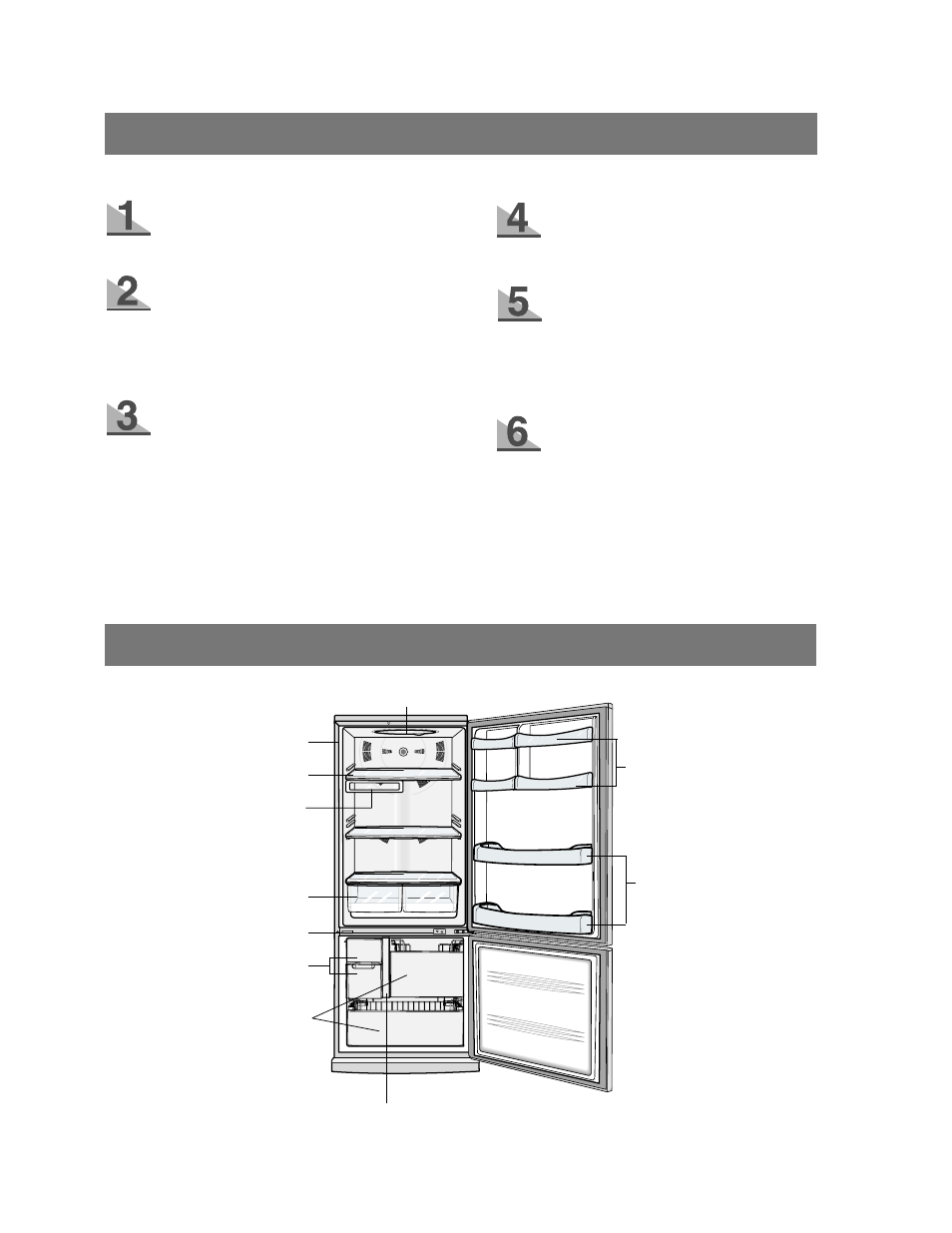 Preparing the fridge / freezer, View of your fridge / freezer | Samsung RB215BSSW User Manual | Page 6 / 24