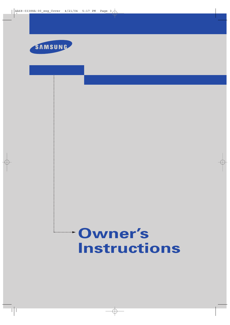 Samsung DynaFlat TX-P3076WH User Manual | 92 pages