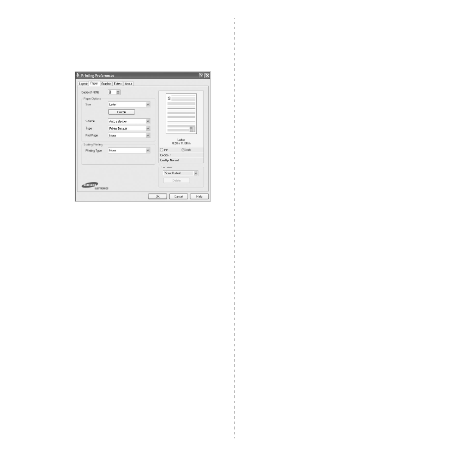 Paper tab | Samsung CLX-6200ND User Manual | Page 128 / 161