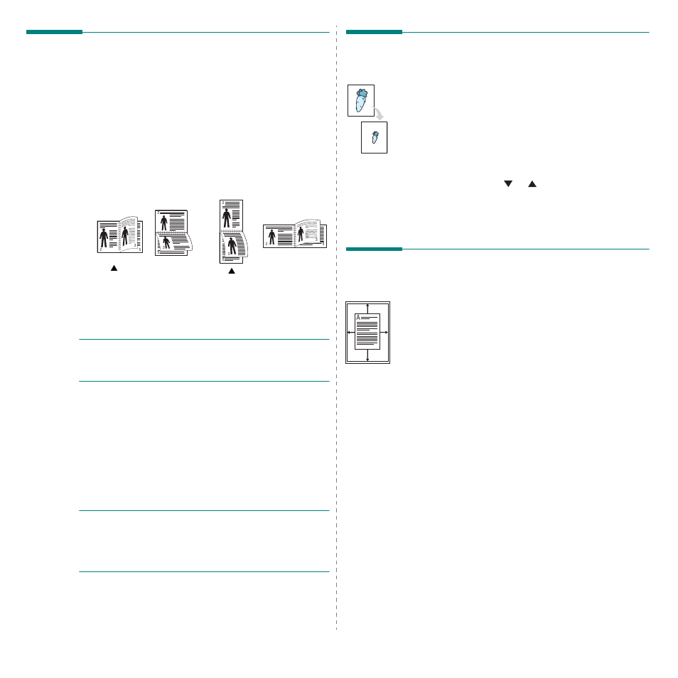 Printing on both sides of paper, Printing a reduced or enlarged document, Fitting your document to a selected paper size | E “printing a reduced or enlarged document” on, Fitting your document to a selected paper | Samsung CLX-6200ND User Manual | Page 133 / 161