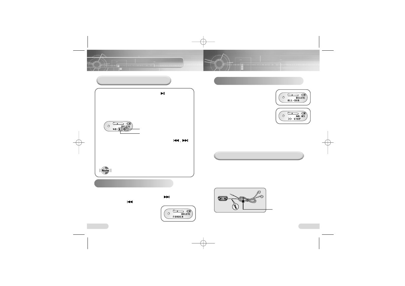 Deleting a file | Samsung VY-H200 User Manual | Page 15 / 27