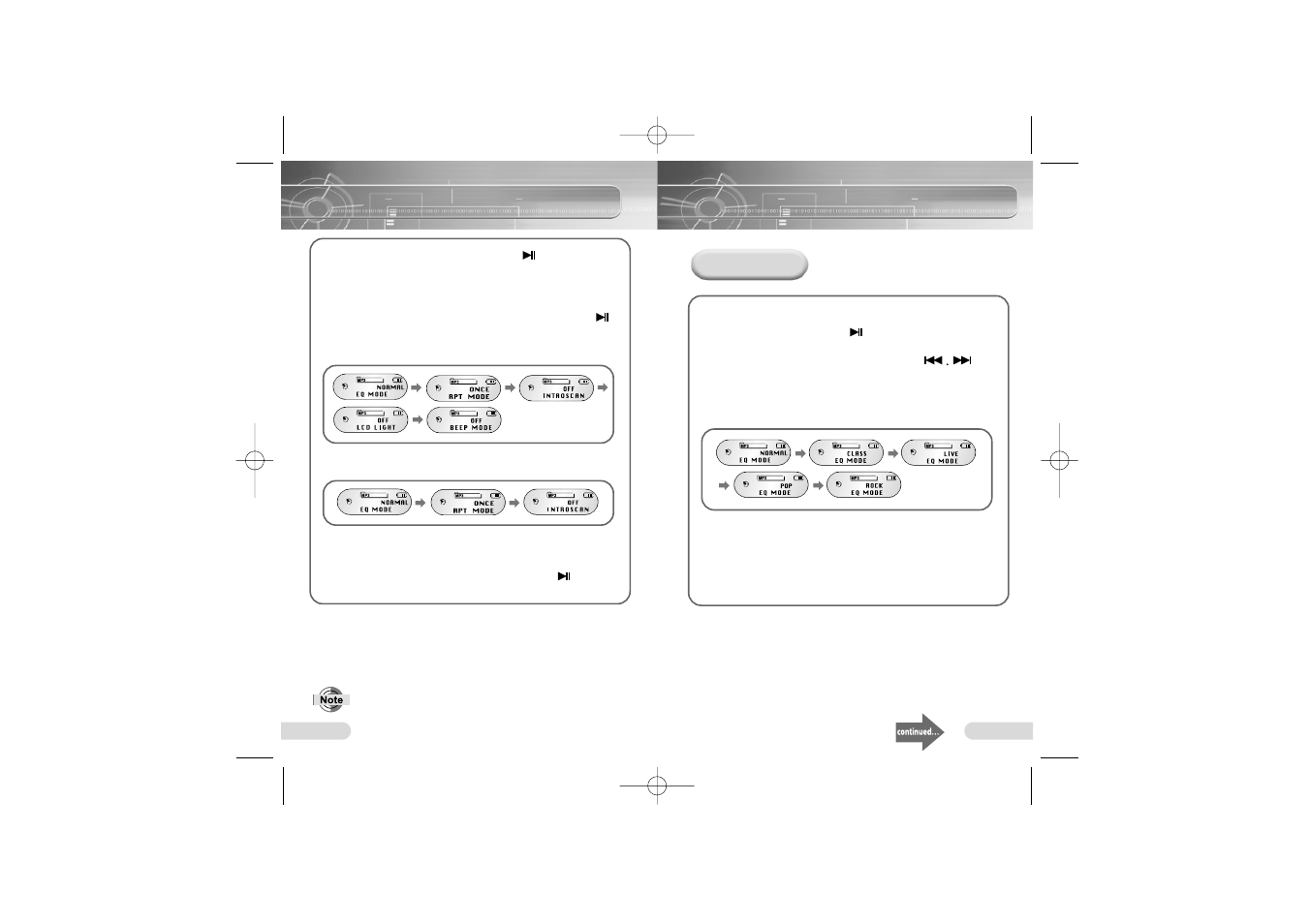 Customizing options, Menu setup | Samsung VY-H200 User Manual | Page 16 / 27