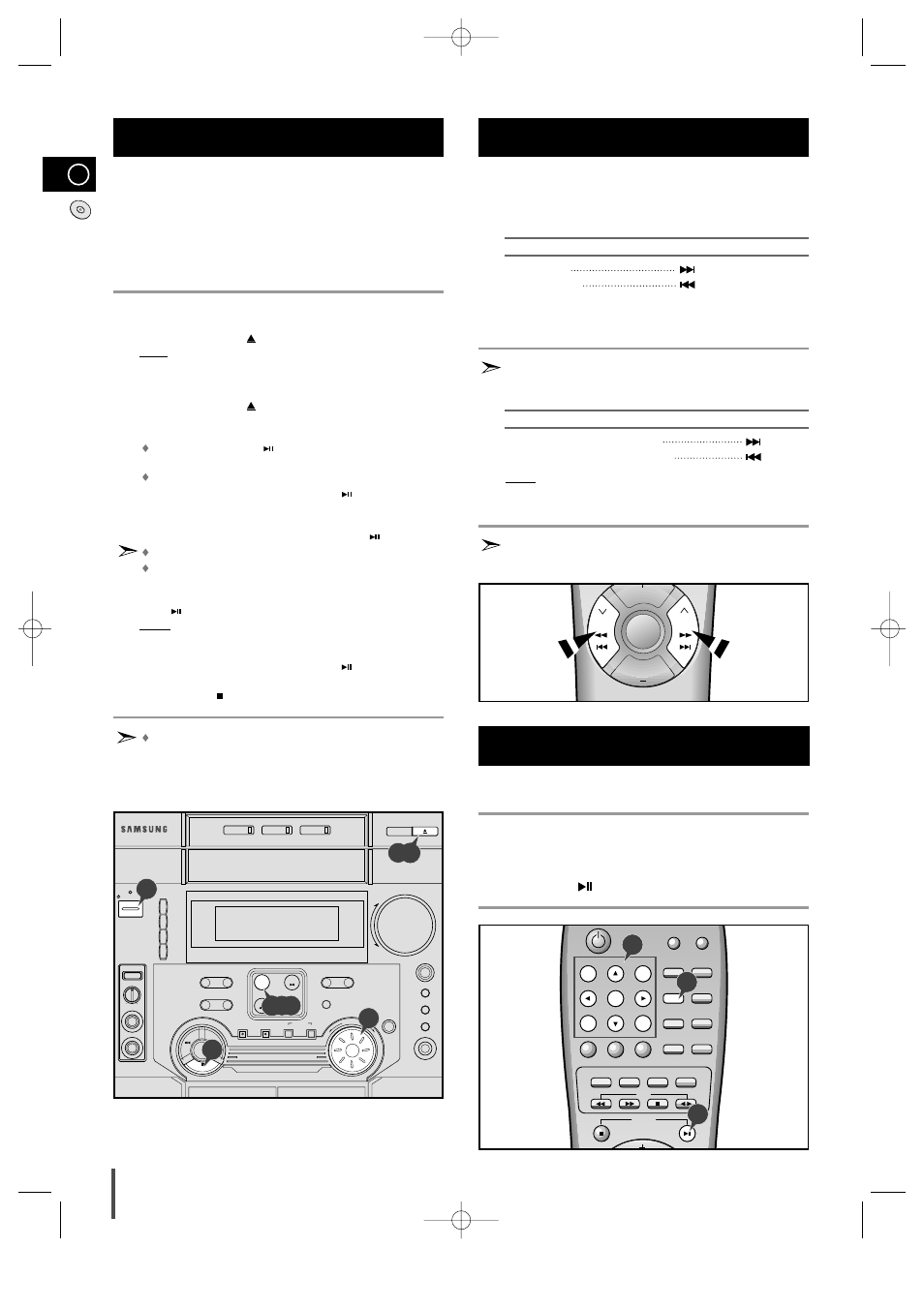 Video cd player playback, Search functions, Time search function | Min max | Samsung AH68-00939B User Manual | Page 16 / 29