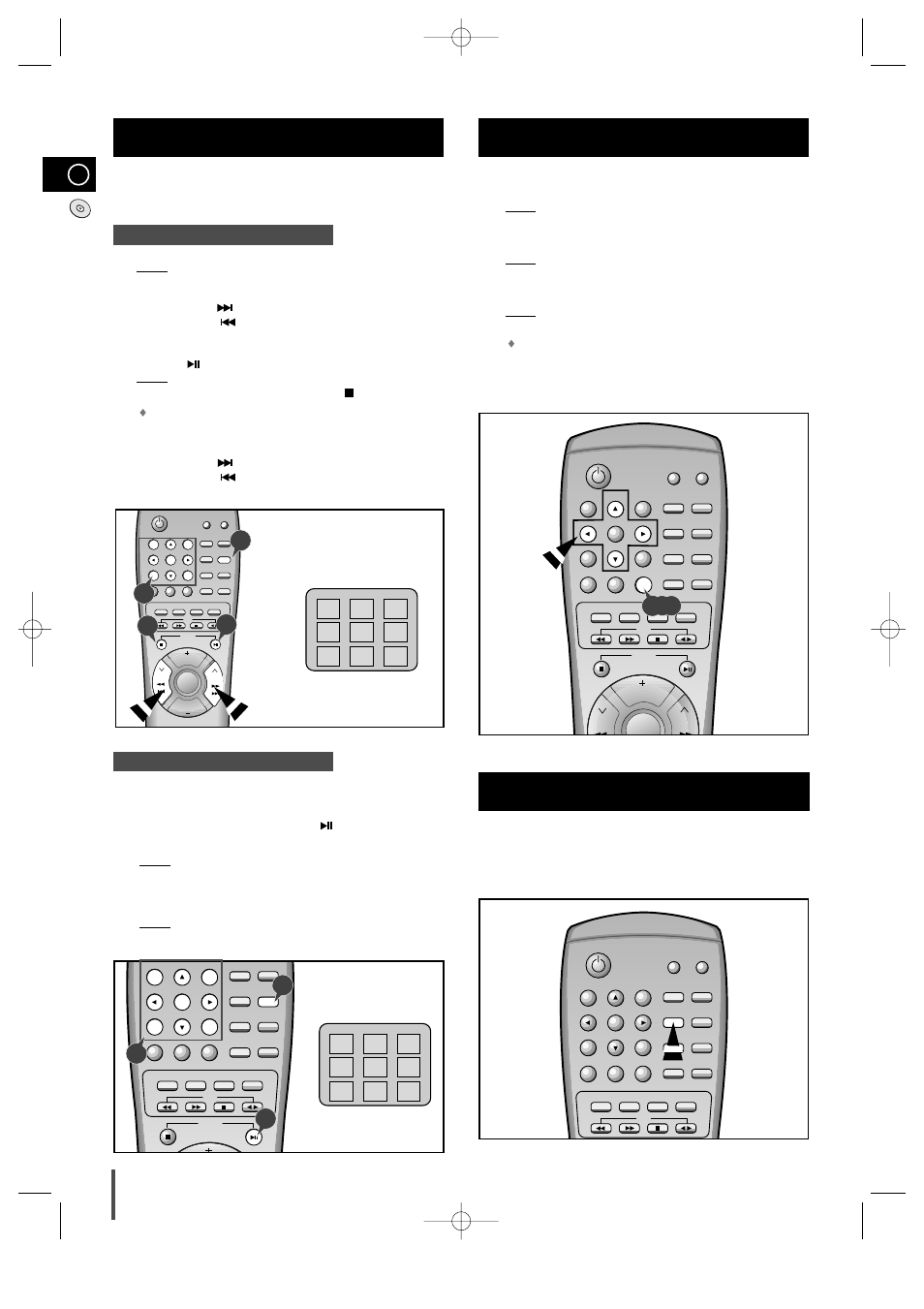 Vcd view function, Zoom function, Last memory function | When you want to select a track, When you want to select an index | Samsung AH68-00939B User Manual | Page 18 / 29