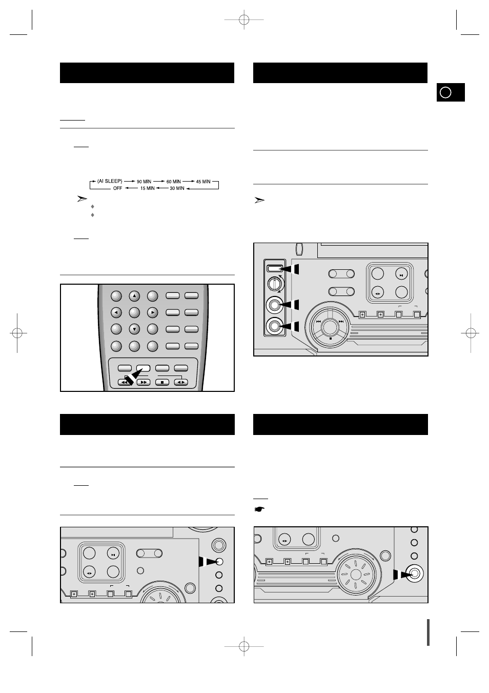 Setting the system to switch off automatically, Super bass sound, Microphone function | Connecting headphones, Microphone function connecting headphones, 12 super bass sound | Samsung AH68-00939B User Manual | Page 25 / 29