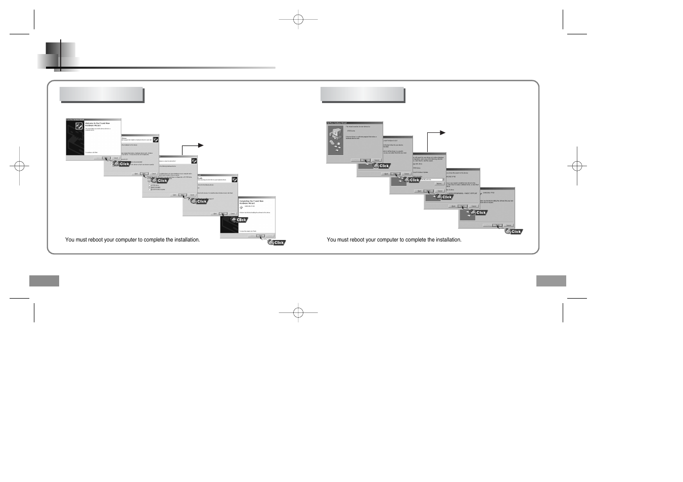 Manual installation of the usb driver | Samsung YP-60V User Manual | Page 12 / 40