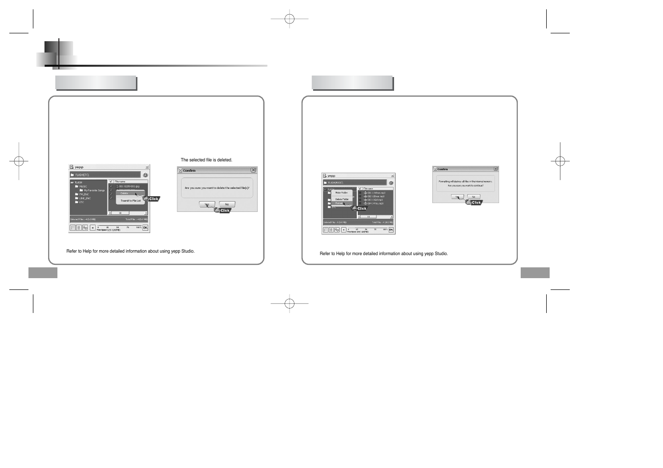 Using yepp studio | Samsung YP-60V User Manual | Page 16 / 40