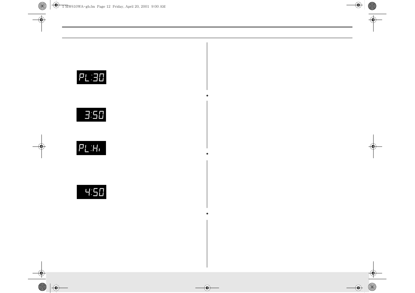 Operation guide | Samsung DE68-01685A User Manual | Page 12 / 26