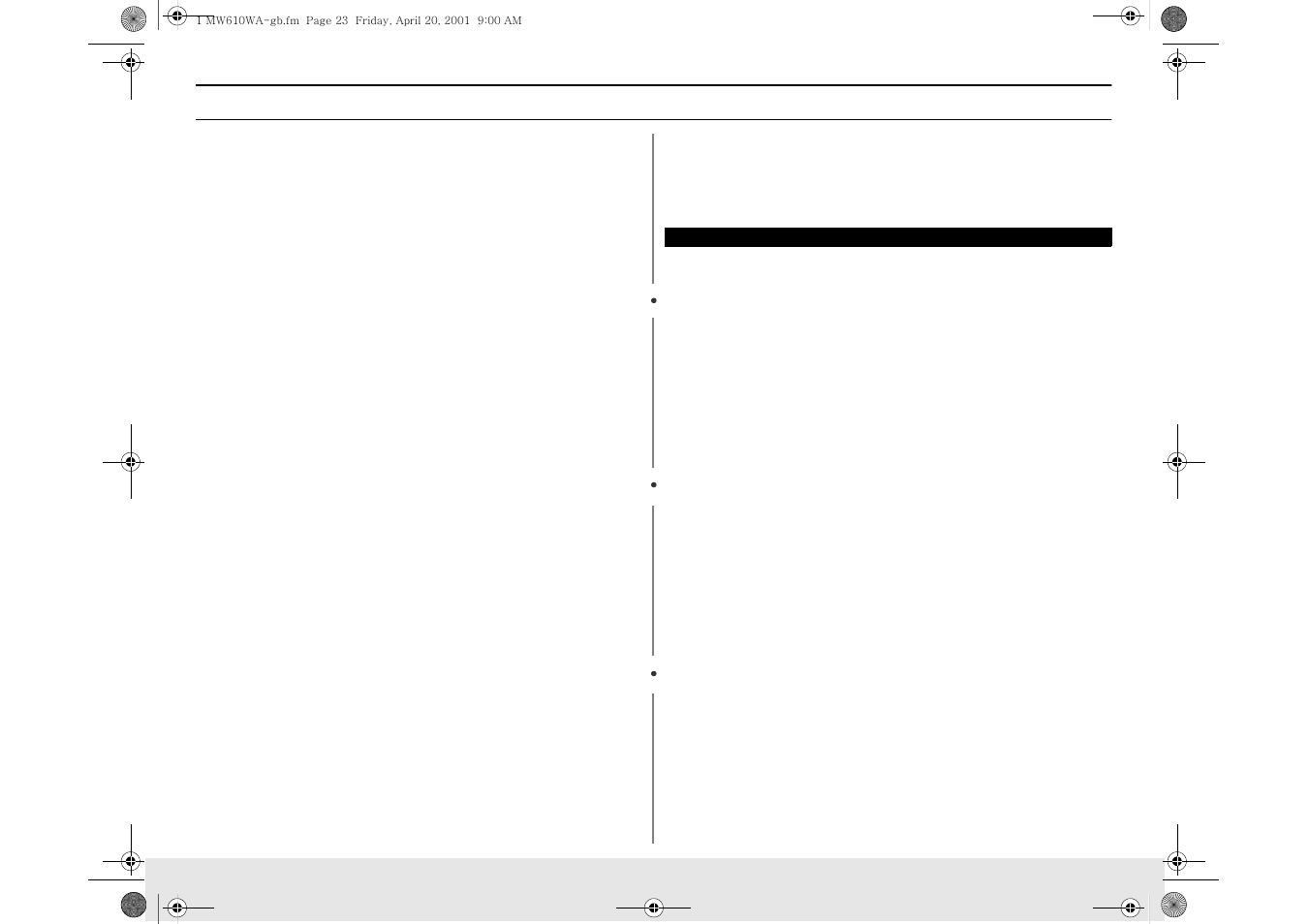 Manual blok warranty card | Samsung DE68-01685A User Manual | Page 23 / 26