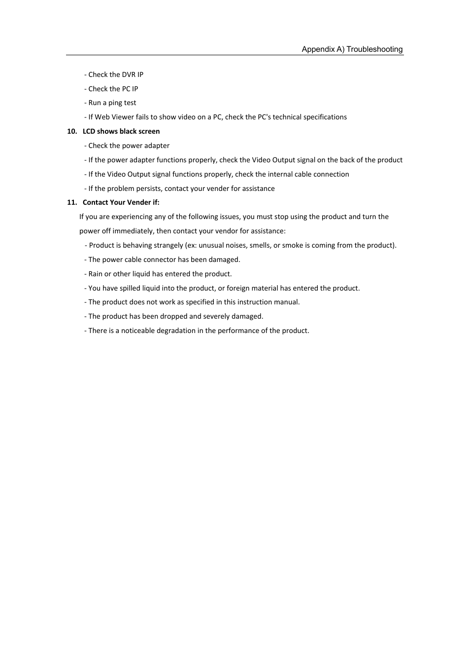 Samsung SVR-470 User Manual | Page 73 / 84