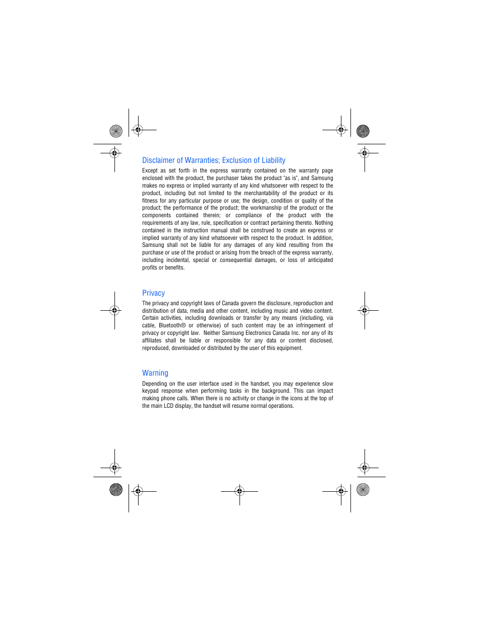 Samsung SPH-M560 User Manual | Page 3 / 117