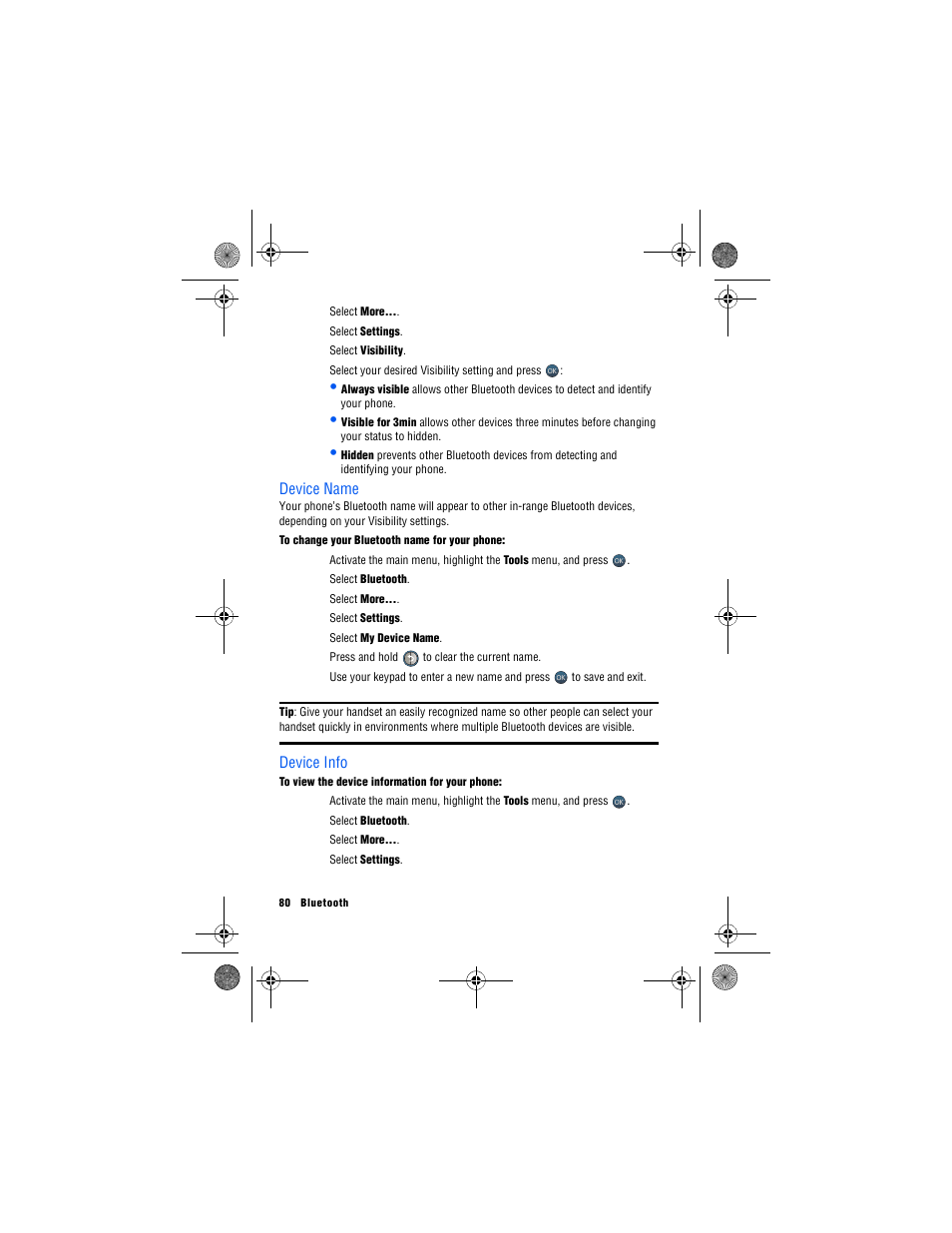 Device name, Device info | Samsung SPH-M560 User Manual | Page 86 / 117