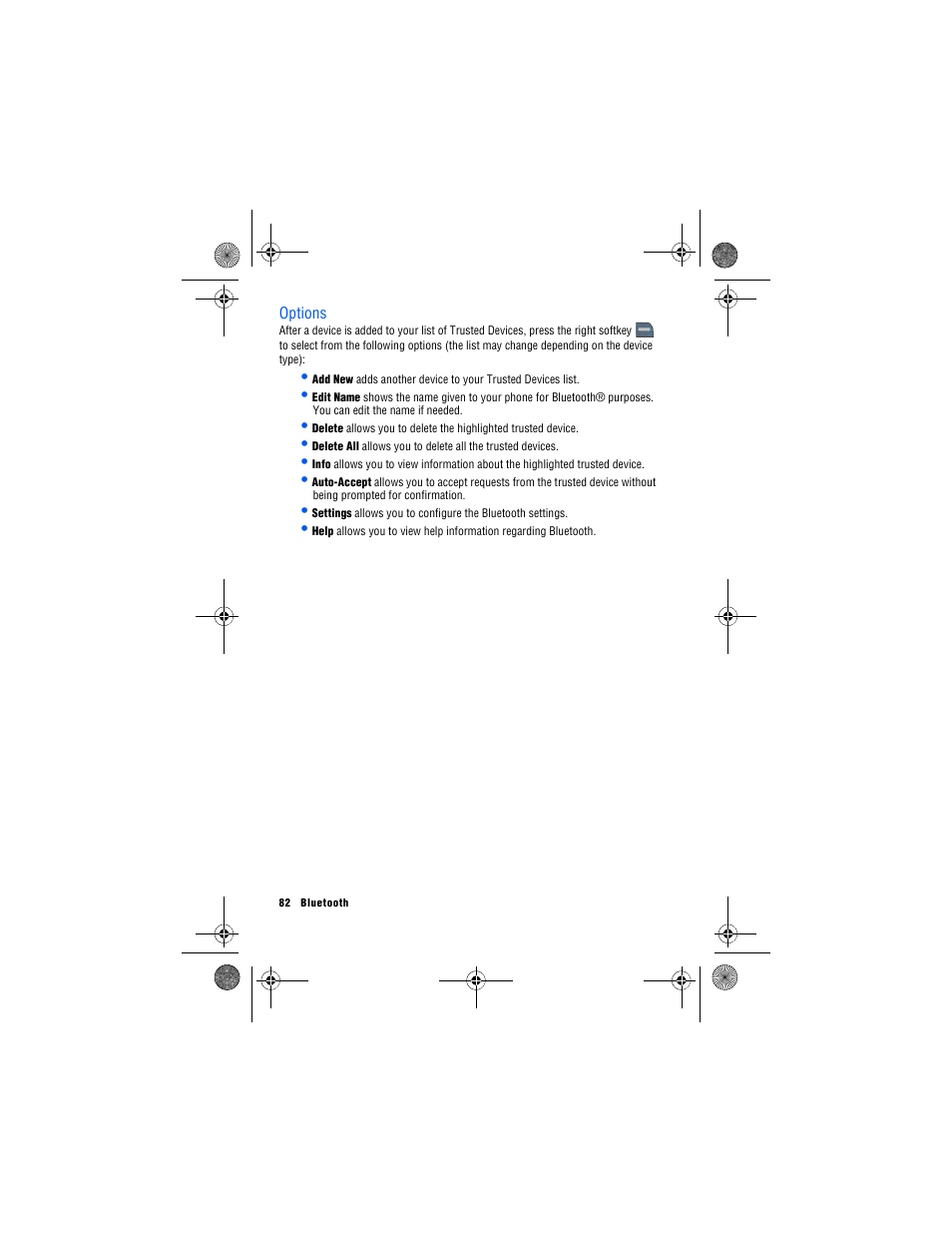 Options | Samsung SPH-M560 User Manual | Page 88 / 117