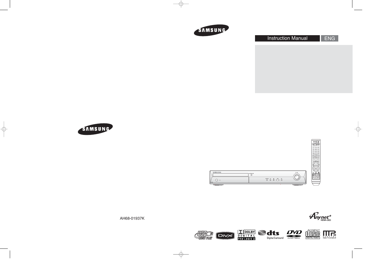 Samsung HT-TX45 User Manual | 34 pages