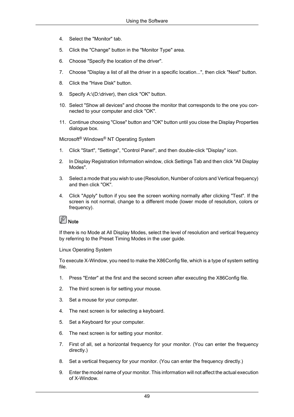 Samsung 400EX(N) User Manual | Page 50 / 159