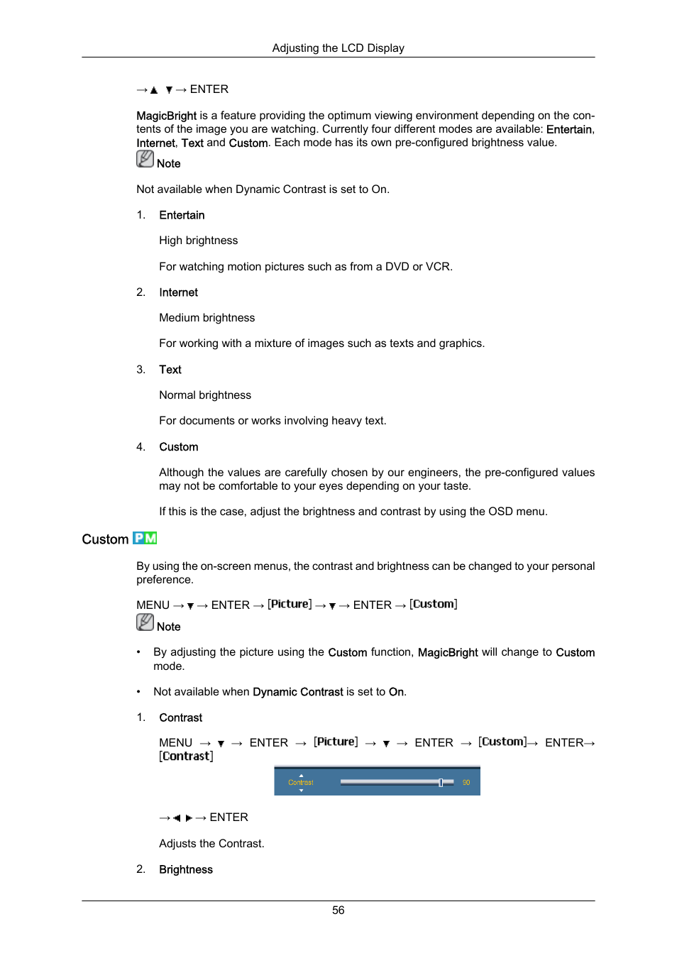 Custom | Samsung 400EX(N) User Manual | Page 99 / 159