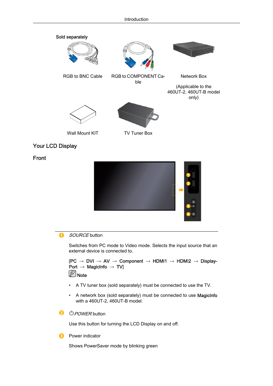 Samsung 460UT-B  QSG User Manual | Page 4 / 26