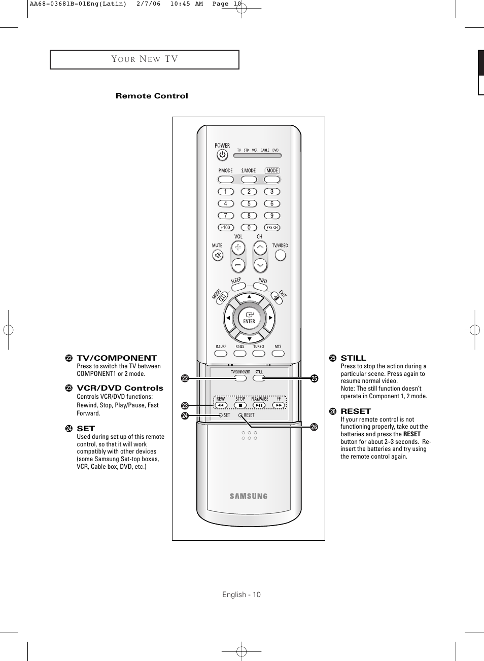 Samsung CL-29M30HS User Manual | Page 10 / 60