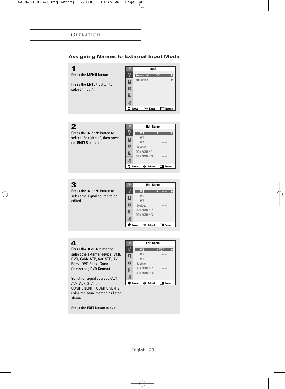 Samsung CL-29M30HS User Manual | Page 39 / 60
