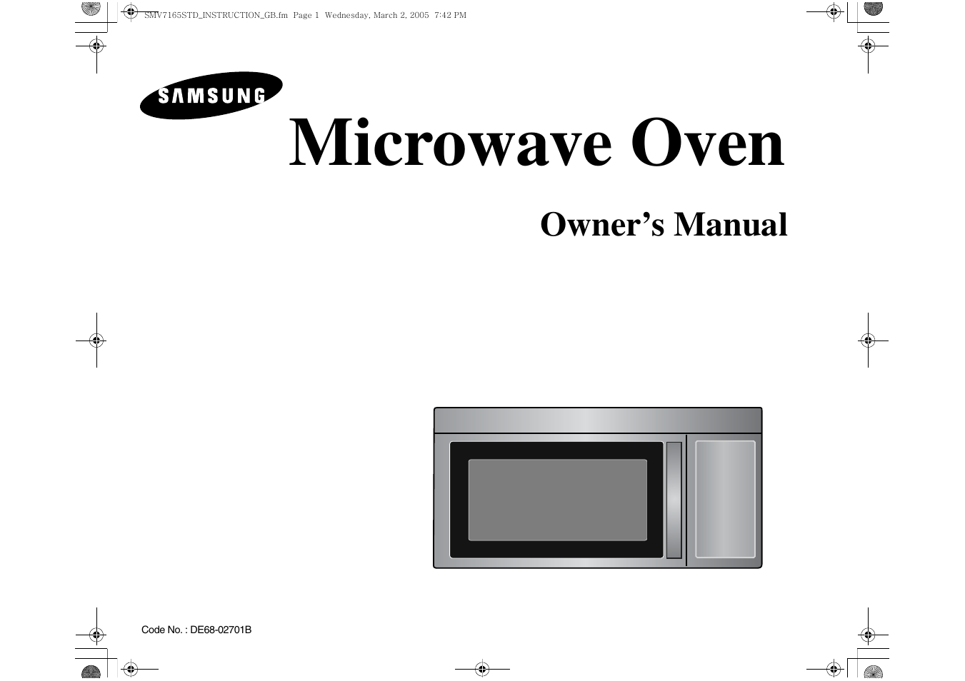 Samsung SMV7165 User Manual | 28 pages