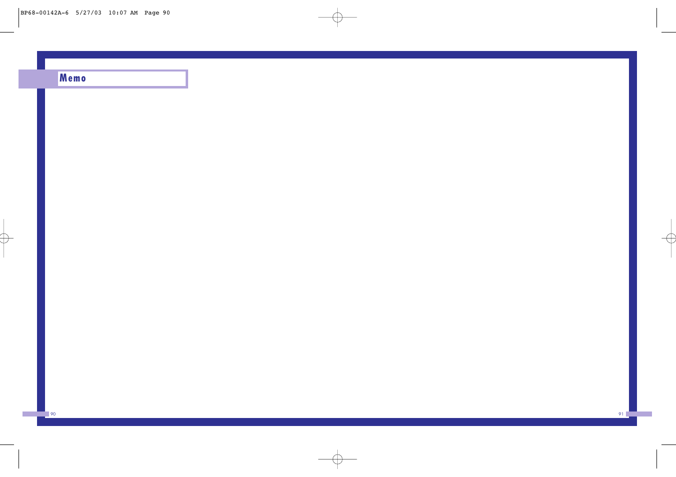 Samsung HLN4365W User Manual | Page 46 / 46