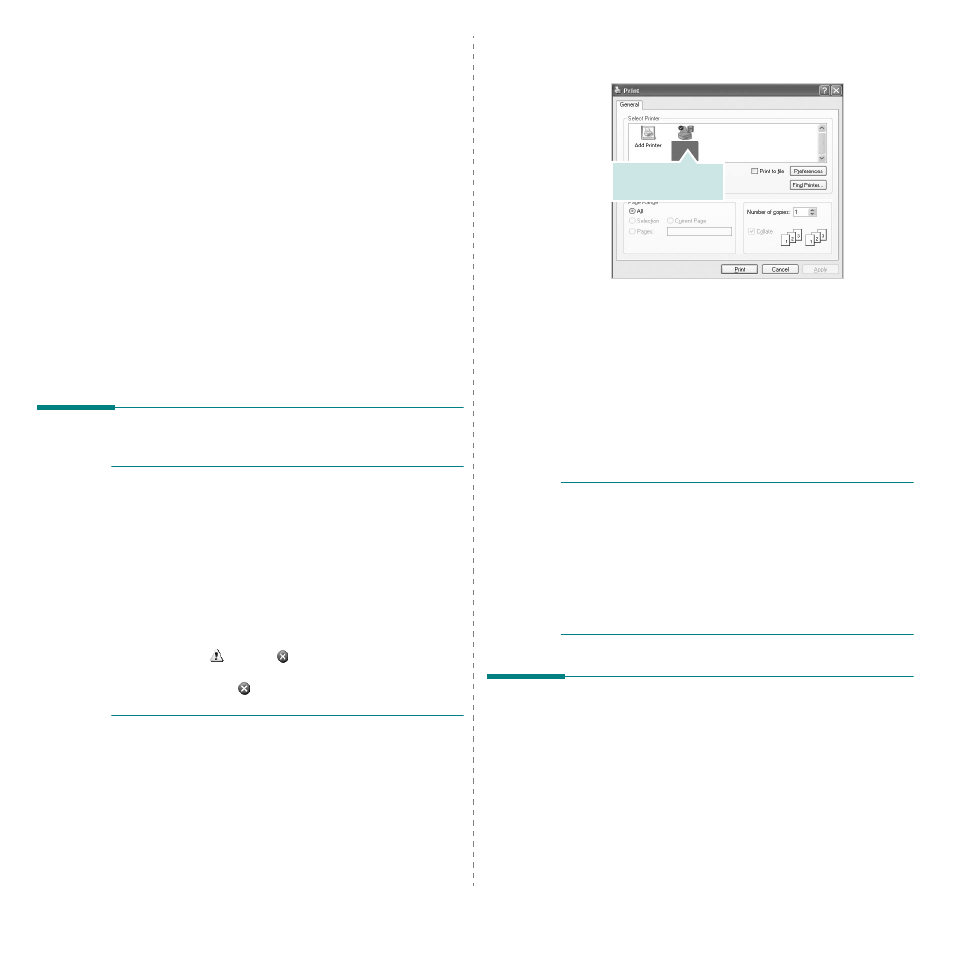 Basic printing, Printing a document, Printing to a file (prn) | Chapter 2, Asic, Rinting, Printing a document printing to a file (prn) | Samsung CLX-8540ND User Manual | Page 173 / 210