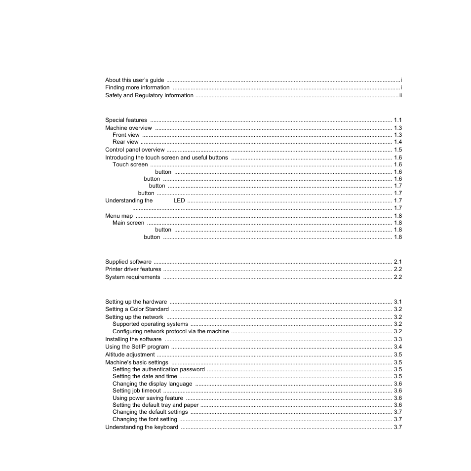 Samsung CLX-8540ND User Manual | Page 5 / 210