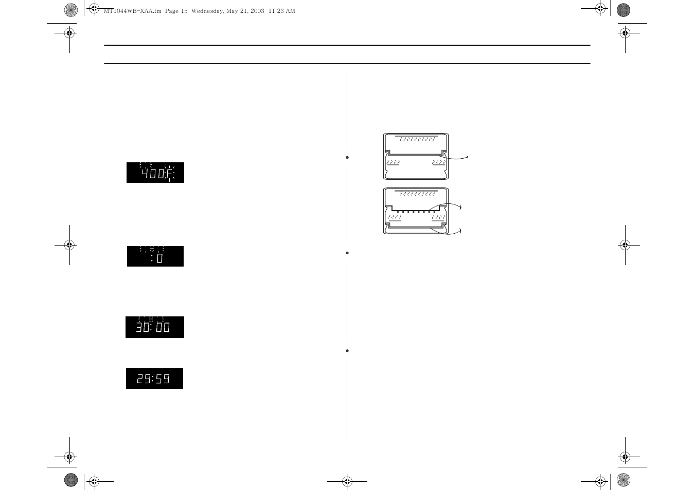 Baking, Operation | Samsung MT1066SB User Manual | Page 15 / 36