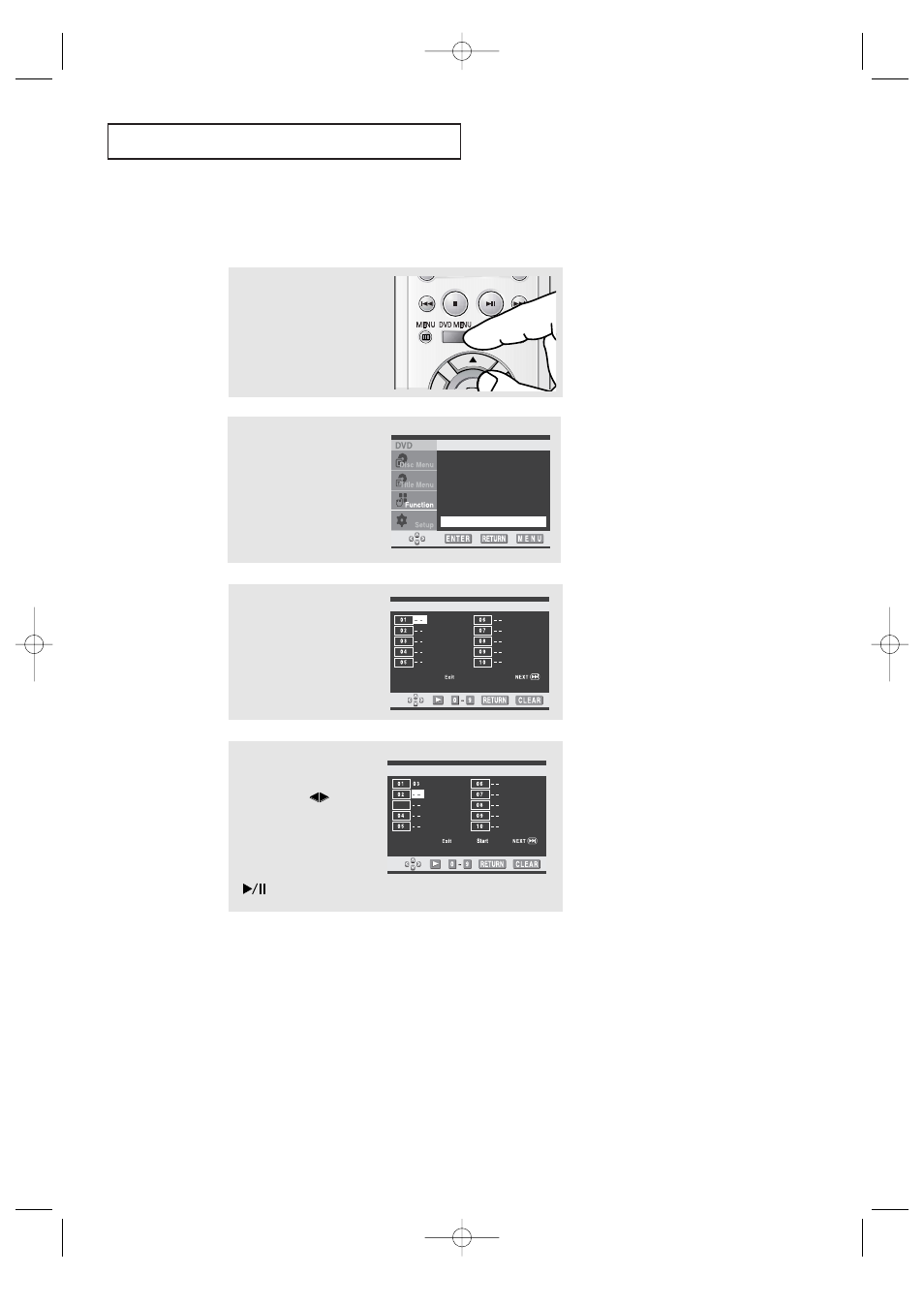 Program play (cd), D v d o | Samsung CFTD2085 User Manual | Page 66 / 98