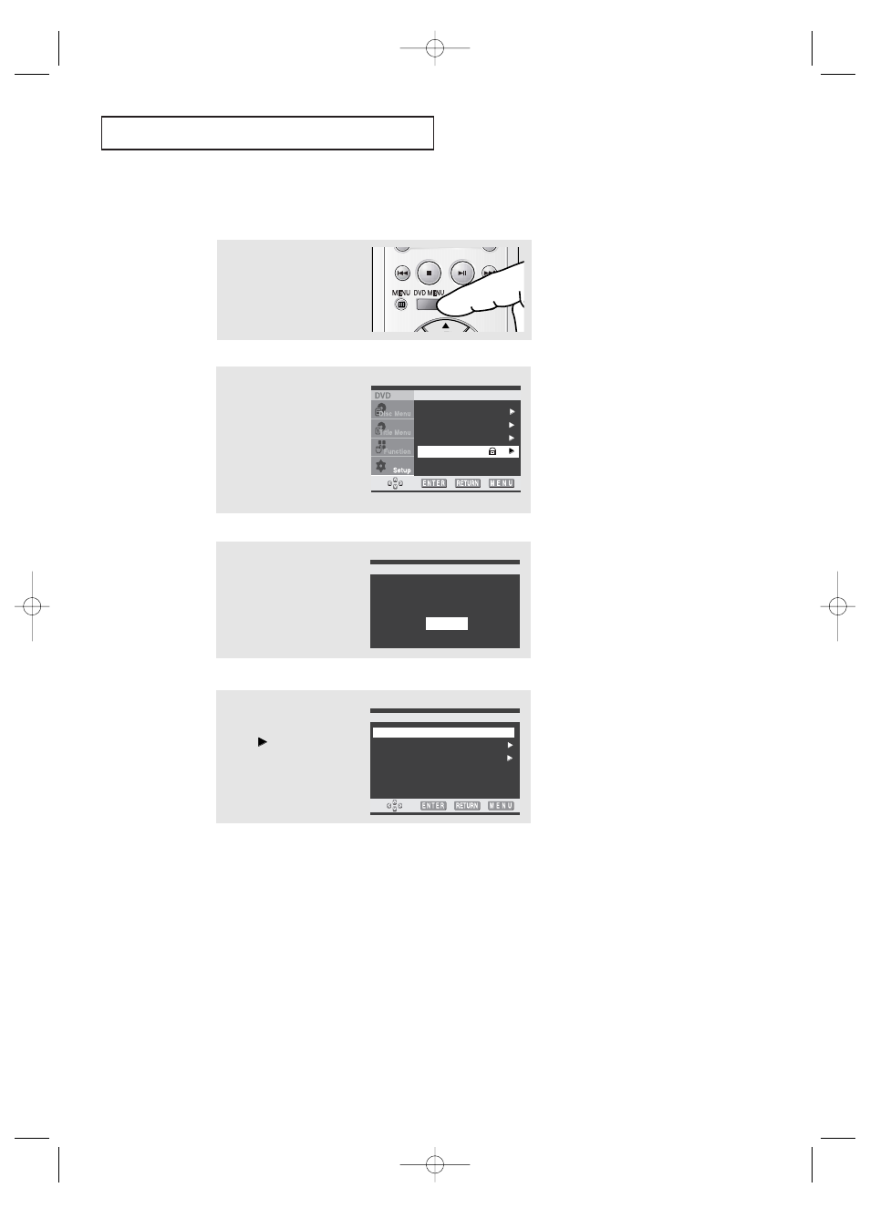 Setting up the parental control, D v d o | Samsung CFTD2085 User Manual | Page 72 / 98