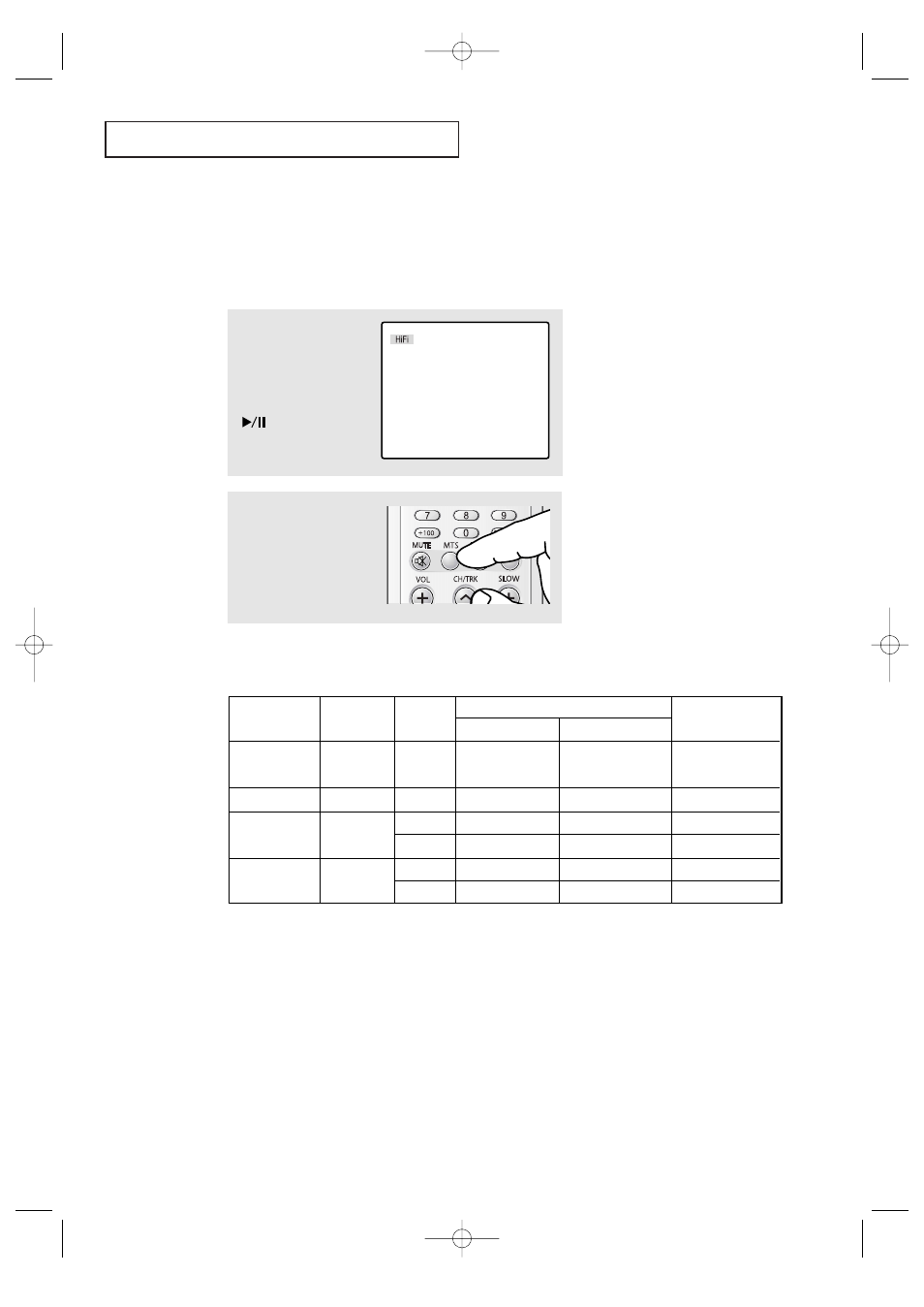 Using the hifi stereo, V c r o | Samsung CFTD2085 User Manual | Page 89 / 98