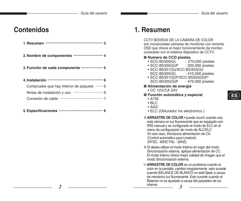 Samsung SCC-B5300GP User Manual | Page 18 / 31