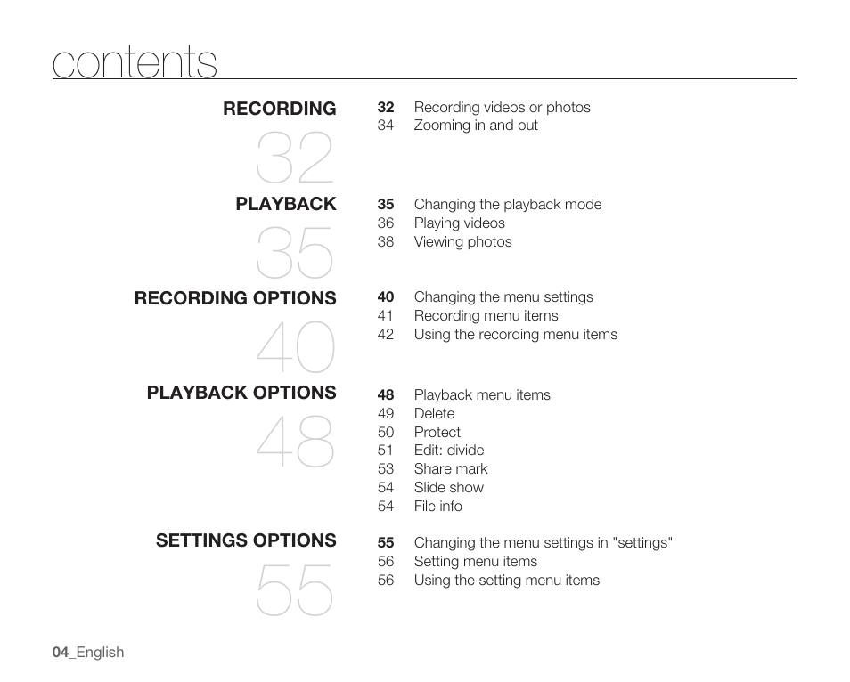 Samsung HMX-U10EP/U100EP User Manual | Page 12 / 98