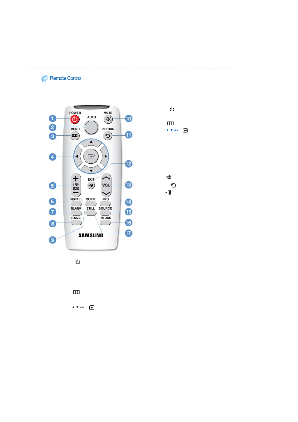 Samsung SP-L220 User Manual | Page 12 / 38