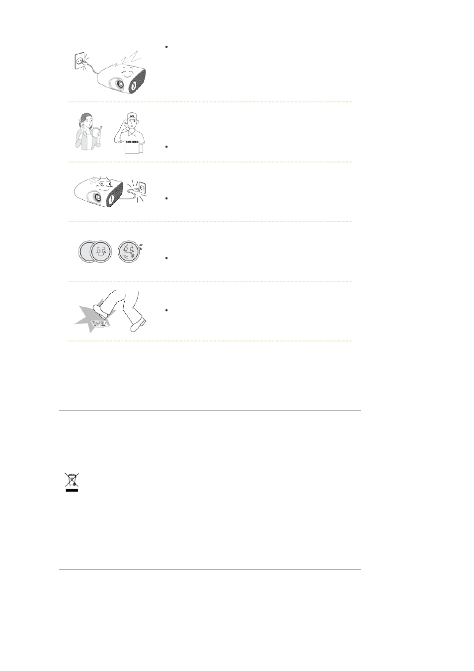 Samsung SP-L220 User Manual | Page 6 / 38