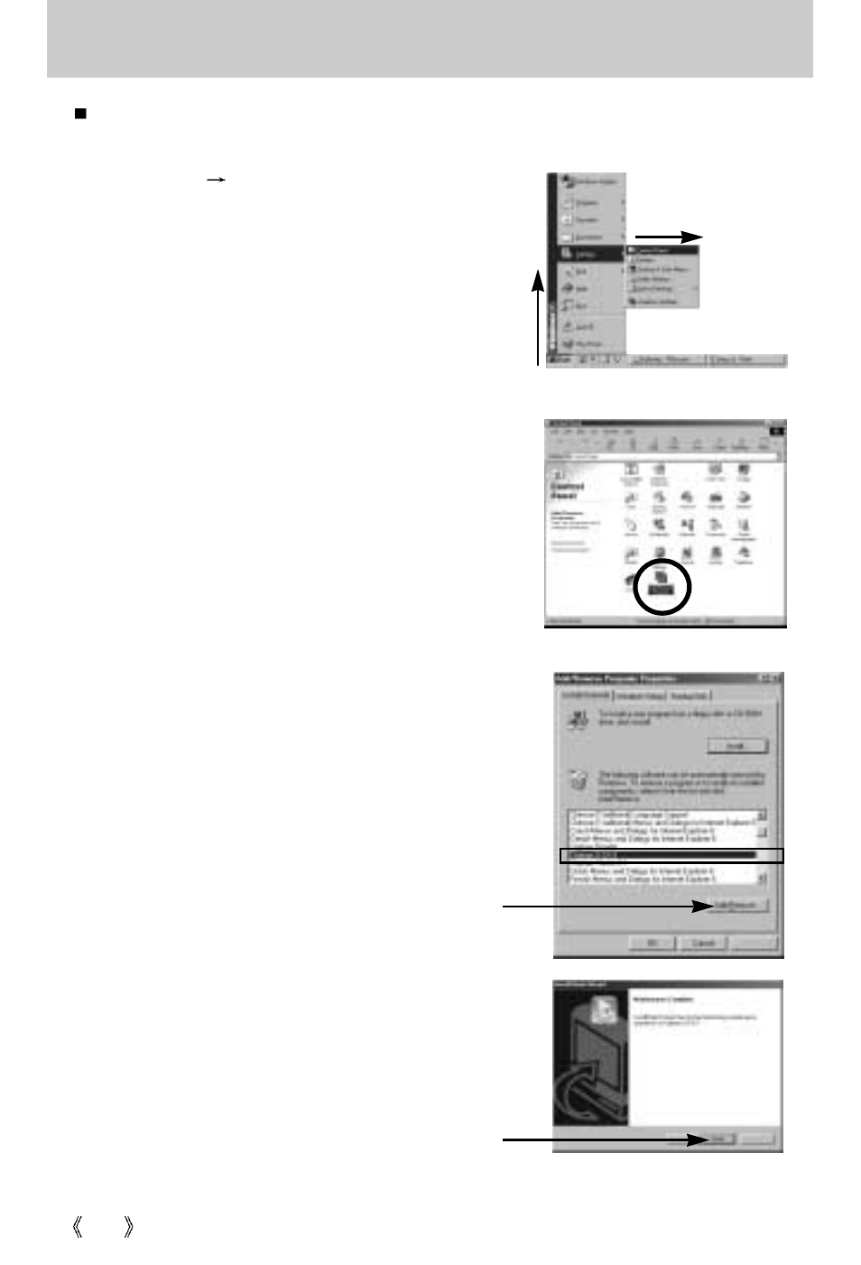 Removing the usb driver for windows 98se | Samsung Digimax U-CA5 User Manual | Page 120 / 136