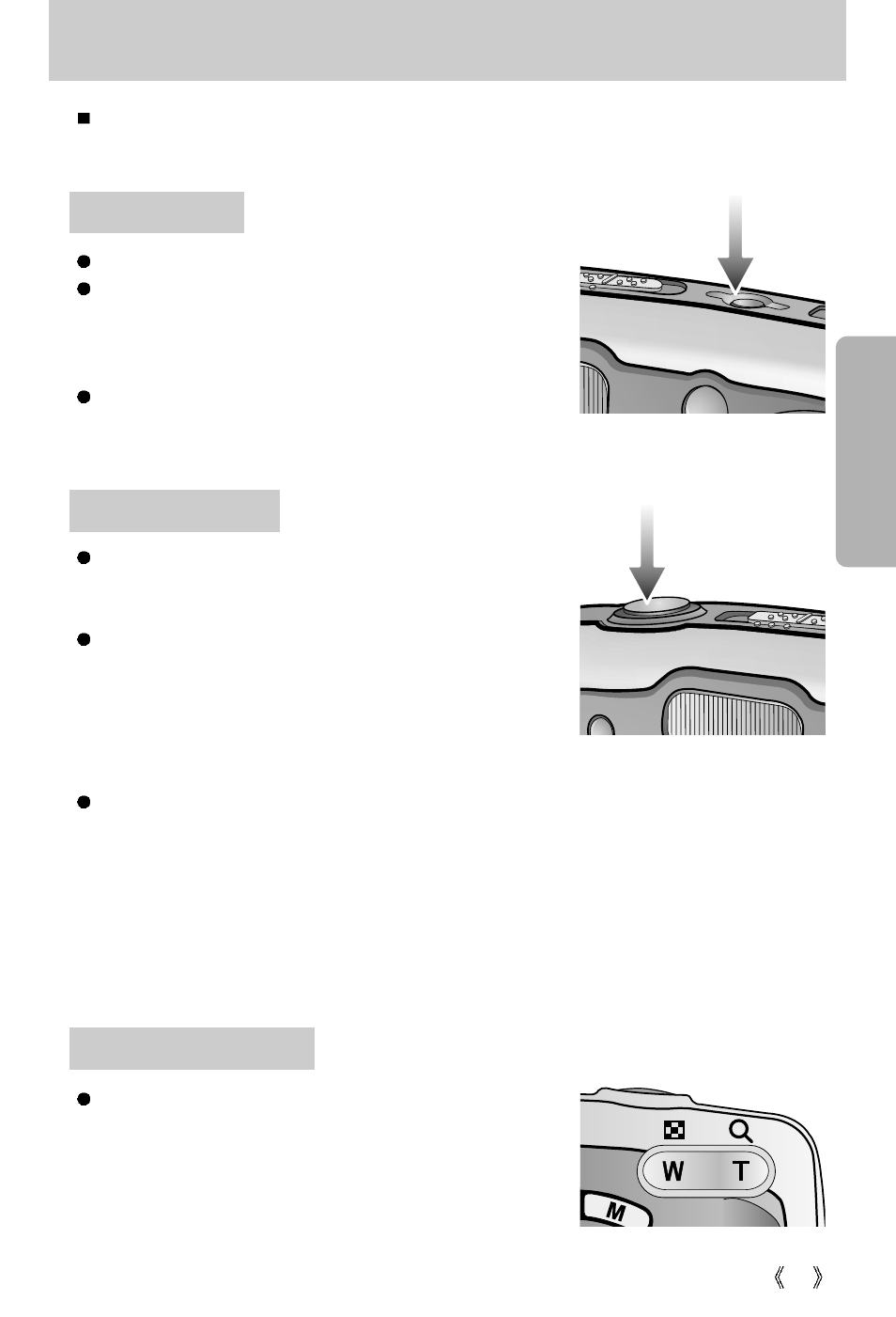 Using the camera buttons to adjust the camera | Samsung Digimax U-CA5 User Manual | Page 27 / 136