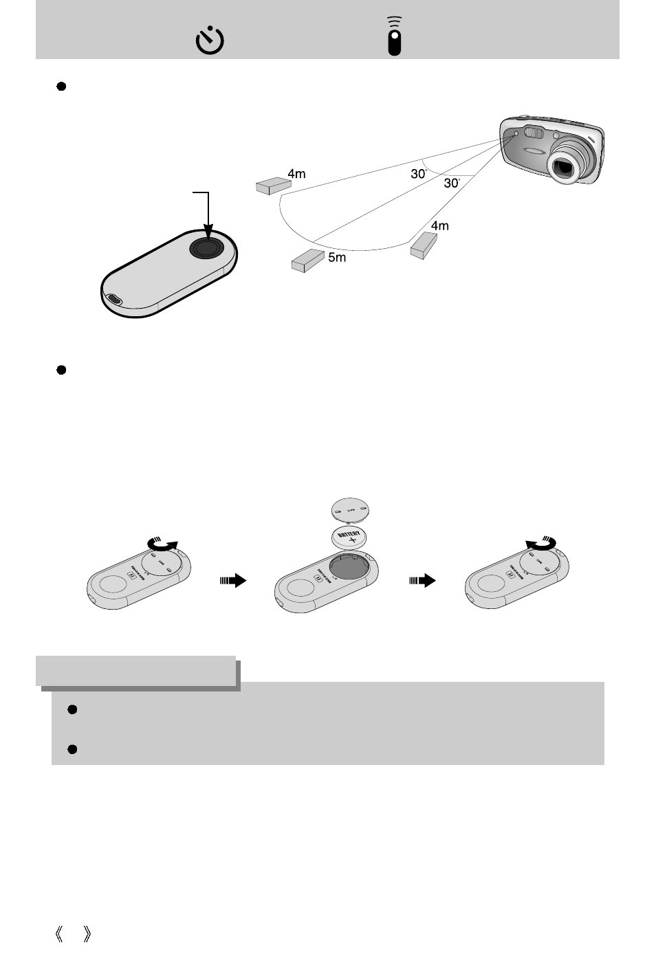 Self-timer( ) / remote ( )/ right button, Information | Samsung Digimax U-CA5 User Manual | Page 36 / 136