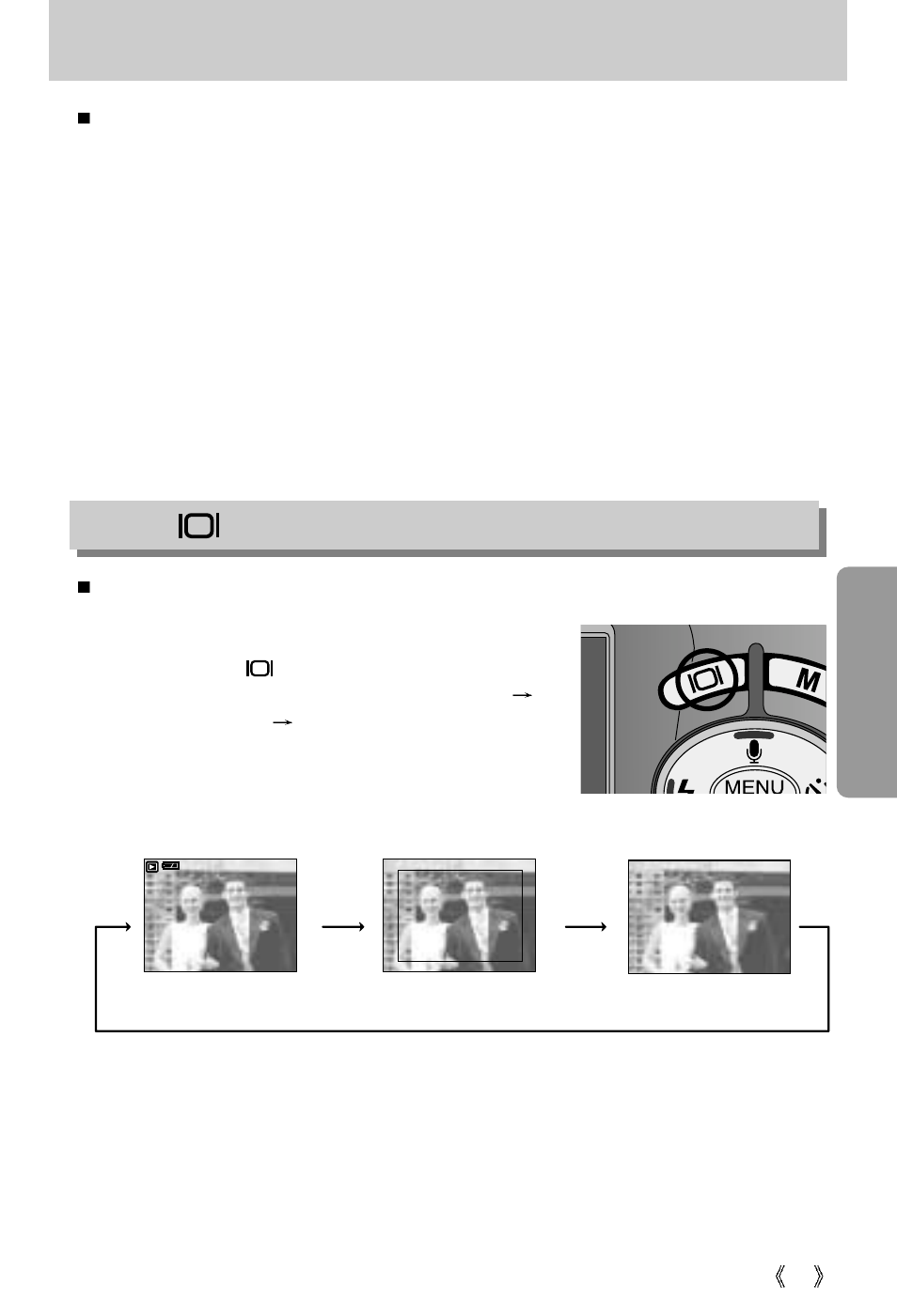 Left/ right/ menu/ ok button, Lcd ( ) button | Samsung Digimax U-CA5 User Manual | Page 63 / 136