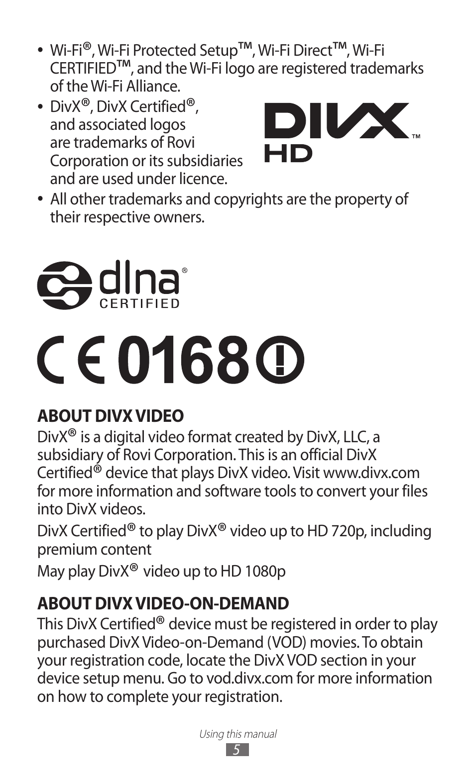 Samsung GT-P7300 User Manual | Page 5 / 133