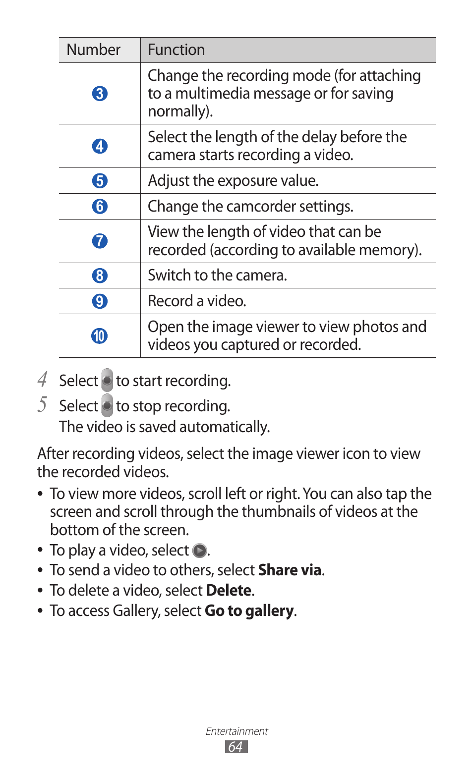 Samsung GT-P7300 User Manual | Page 64 / 133