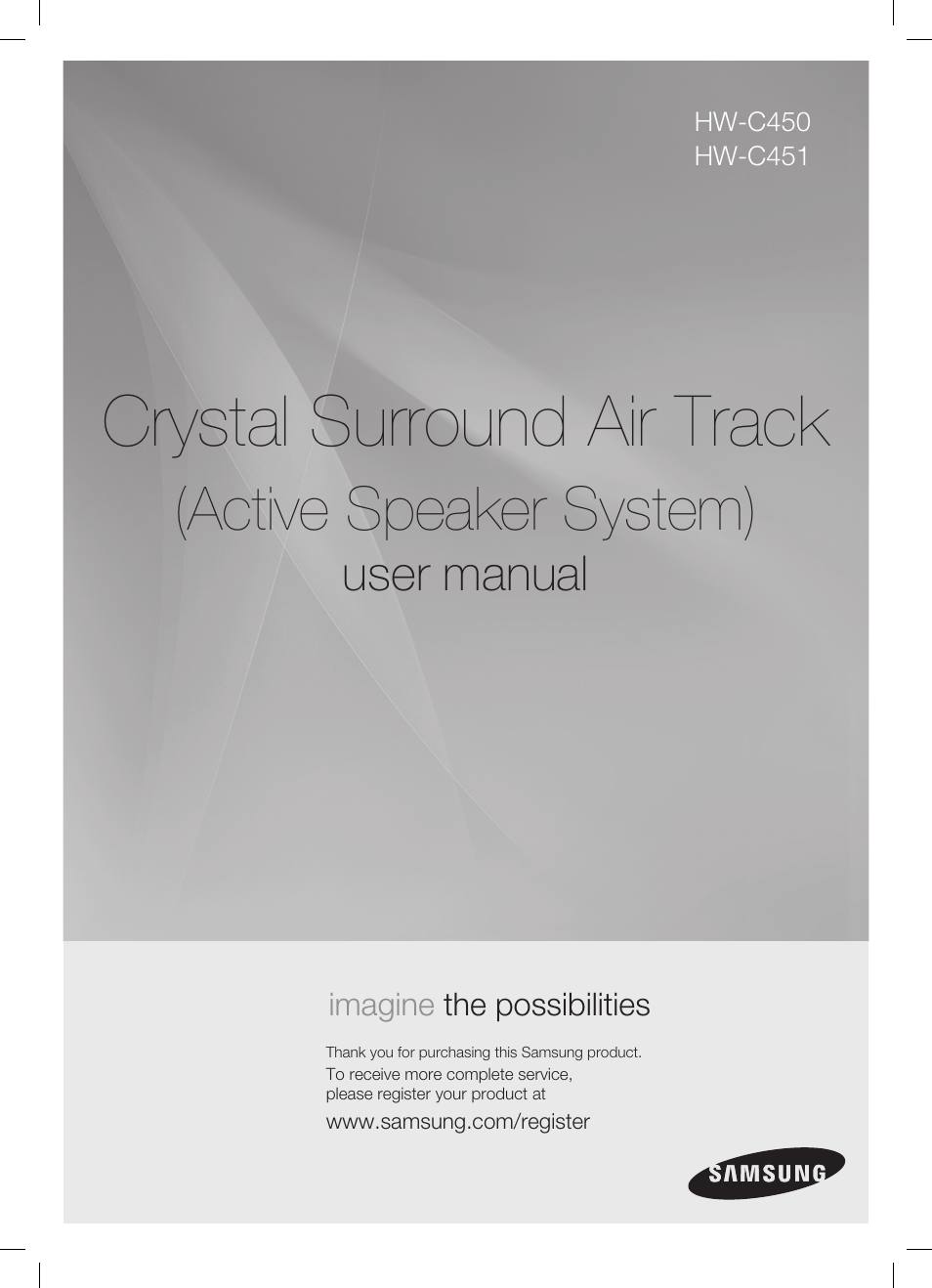 Samsung HW-C450 User Manual | 21 pages