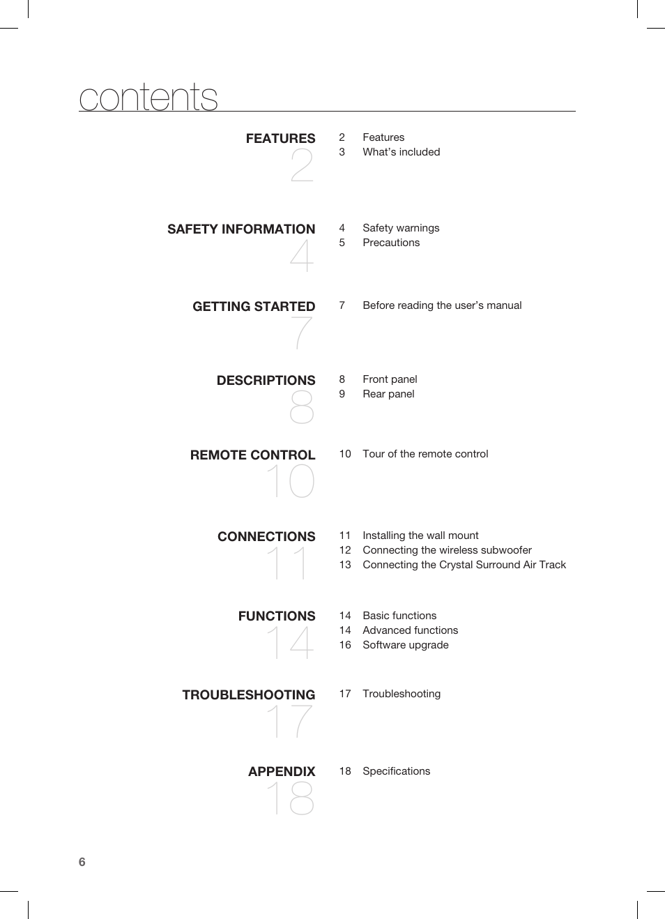 Samsung HW-C450 User Manual | Page 6 / 21